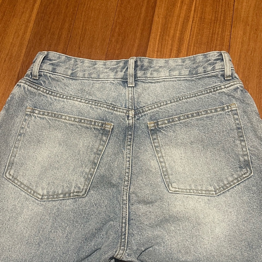 H&M Light Blue High-Rise Wide Leg Jeans - Picture 5 of 5